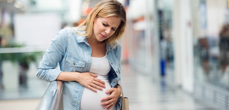 Angoisse d'une femme enceinte