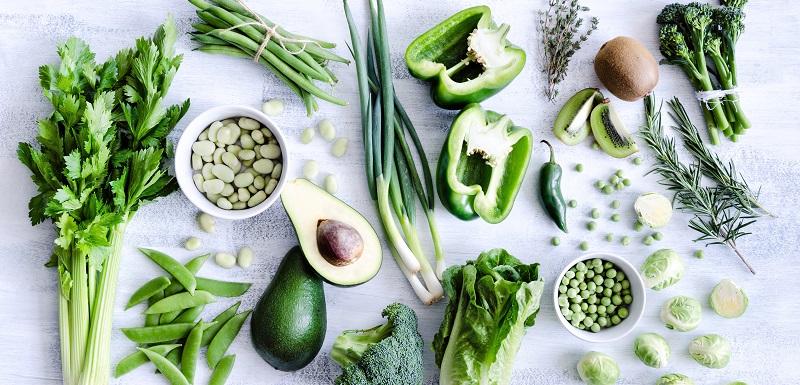 Lutéine contenue dans les légumes verts