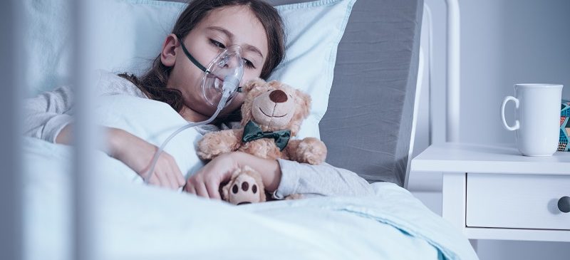 Enfant atteint de la mucoviscidose