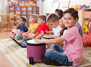 Musicothérapie avec des enfants