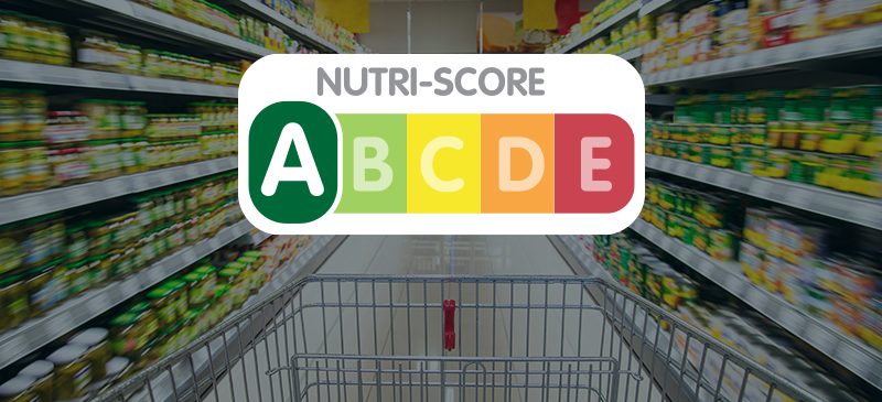 Caddie dans un supermarché en prenant en compte le nutri-score