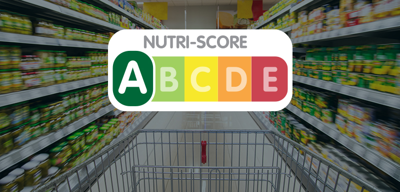 Caddie dans un supermarché en prenant en compte le nutri-score