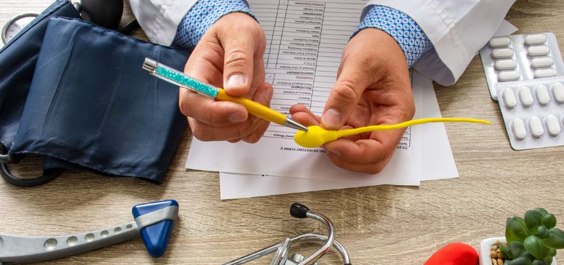 médecin expliquant l' infertilité masculine