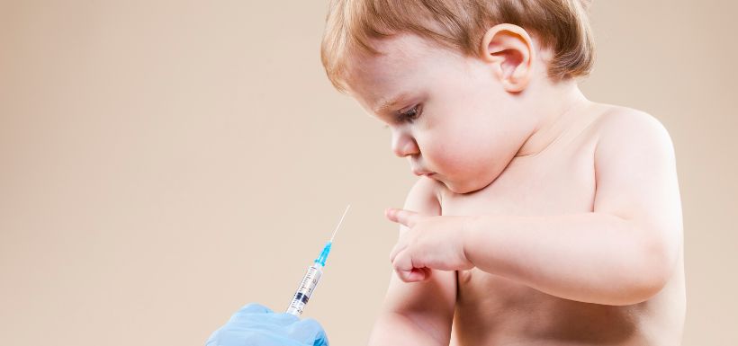 vaccin contre la gastro-entérite administré à un nourisson