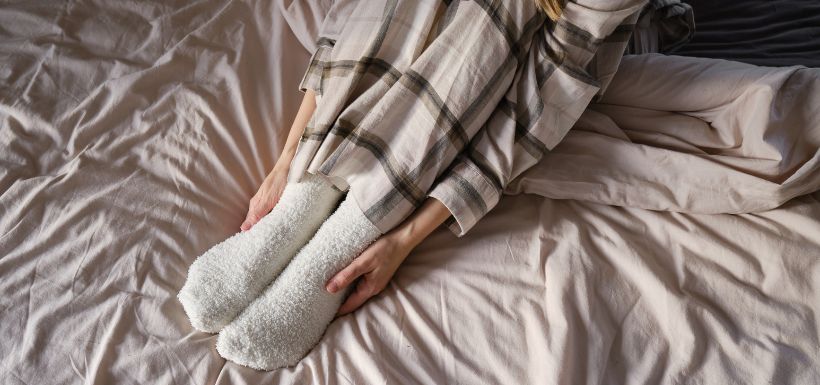 Femme qui réclame du sommeil au gré des saisons