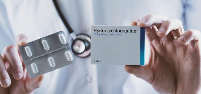 Hydroxychloroquine en boîte.